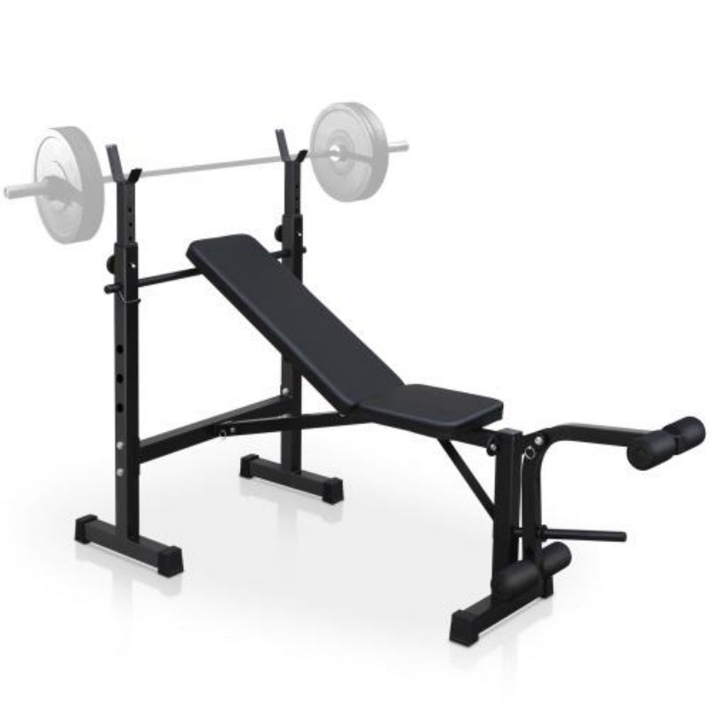 Olympic Weight Bench Full Body Workout For Your Home Gym With Squat Rack And Bench Press