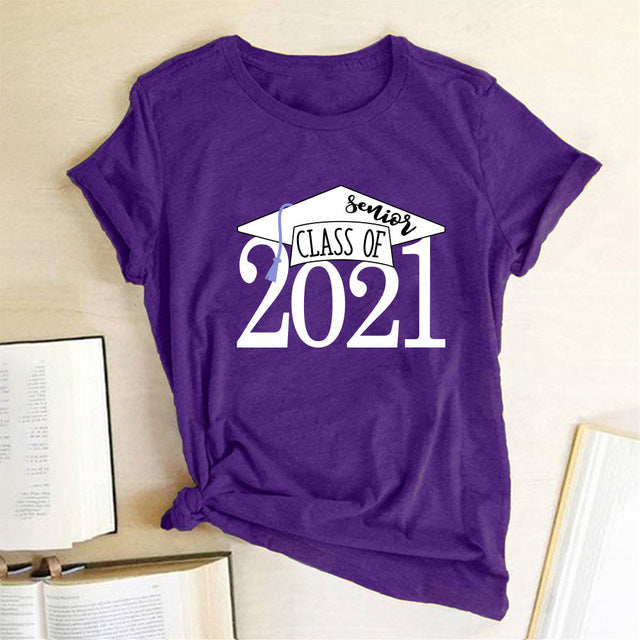 Premium Printed Funny Lady T-shirt Round Neck Short Sleeve Ladies Top T-Shirt Ladies 5J0V