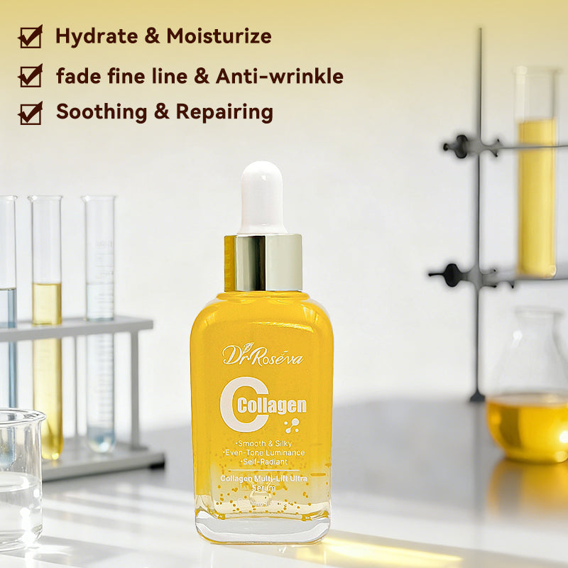 DR.ROSEVA Hot Sales Collagen Multi-Lift Ultra Serum For Face Hyaluronic Acid Herbal Whitening Brightening Moisturizing Firming
