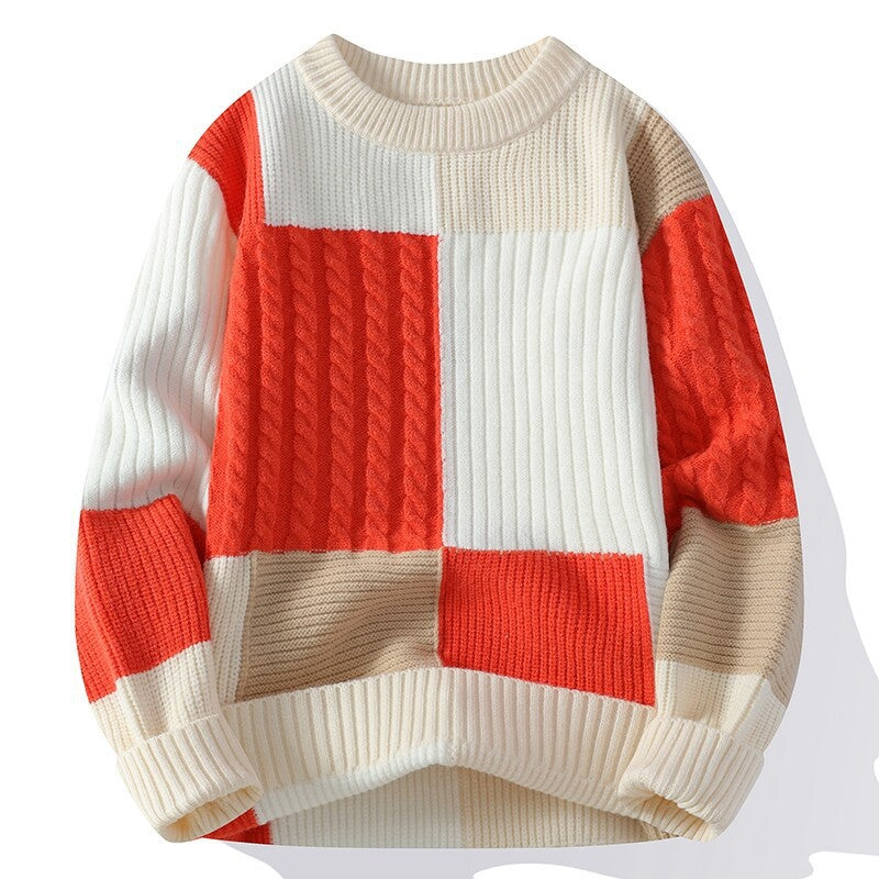 Casual Round-neck Sweater Base Knitwear Large Size Loose