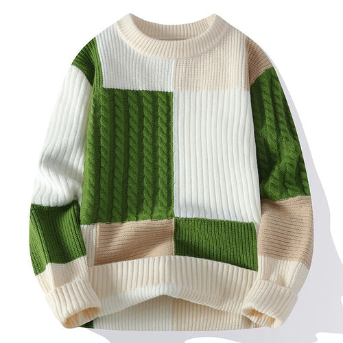 Casual Round-neck Sweater Base Knitwear Large Size Loose