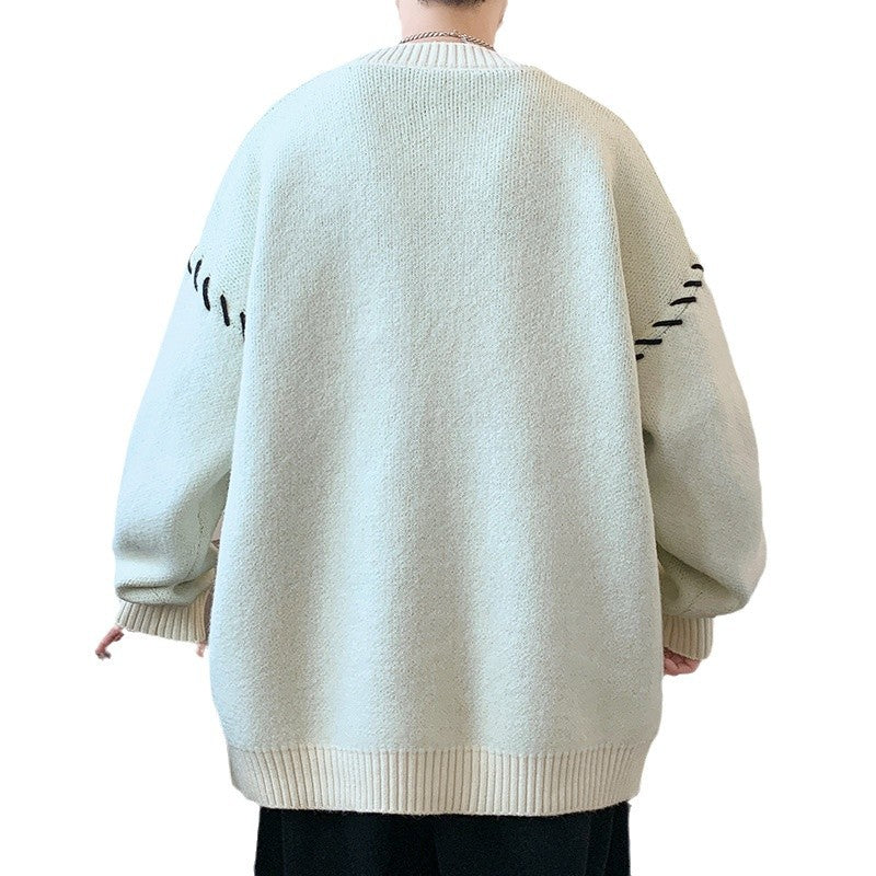 Casual Men's Long-sleeved Knit Sweater