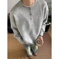 Men's Lazy High-end Loose Long Sleeve Base Layer Knit Sweater