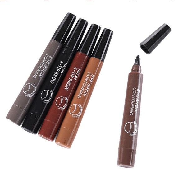 Liquid water eyebrow pencil