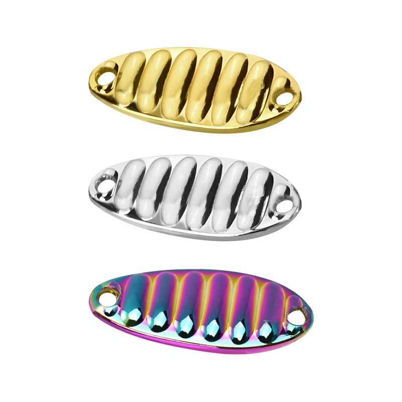 Sequins Colorful Light Sea Water Offset With Feather Hook