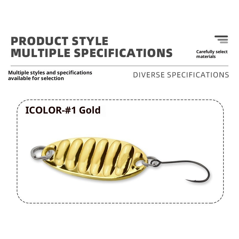 Sequins Colorful Light Sea Water Offset With Feather Hook