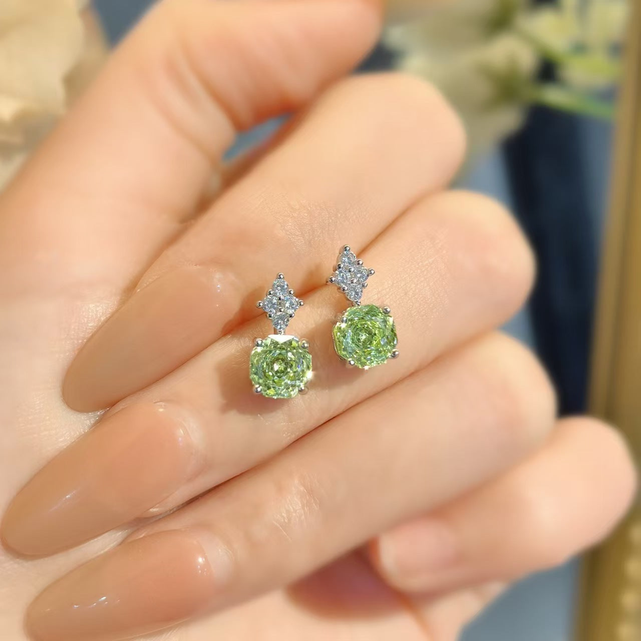 Fashion Personality Affordable Luxury Octagonal Necklace