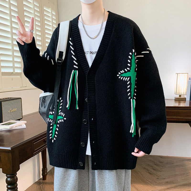 Casual Men's Long-sleeved Knit Sweater