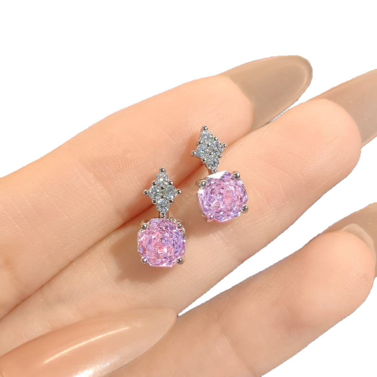 Fashion Personality Affordable Luxury Octagonal Necklace