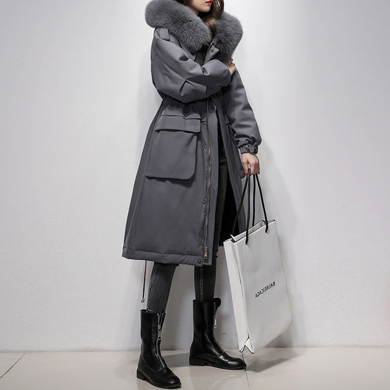 Parker Big Fur Collar Down Jacket Women