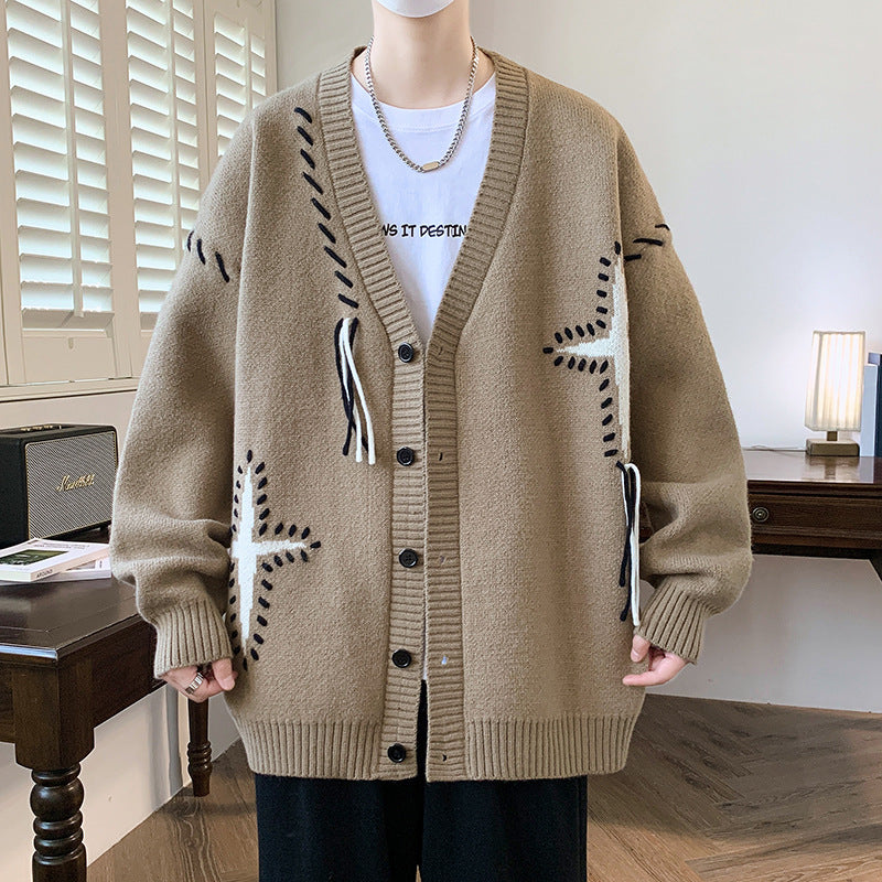 Casual Men's Long-sleeved Knit Sweater