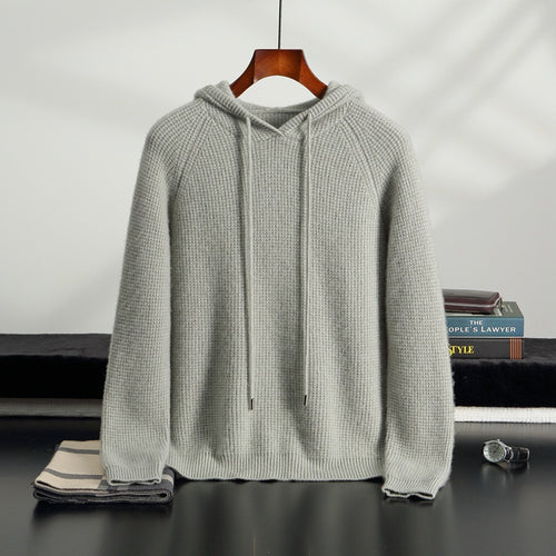 Autumn And Winter New Cross-border Hooded Cashmere Sweater