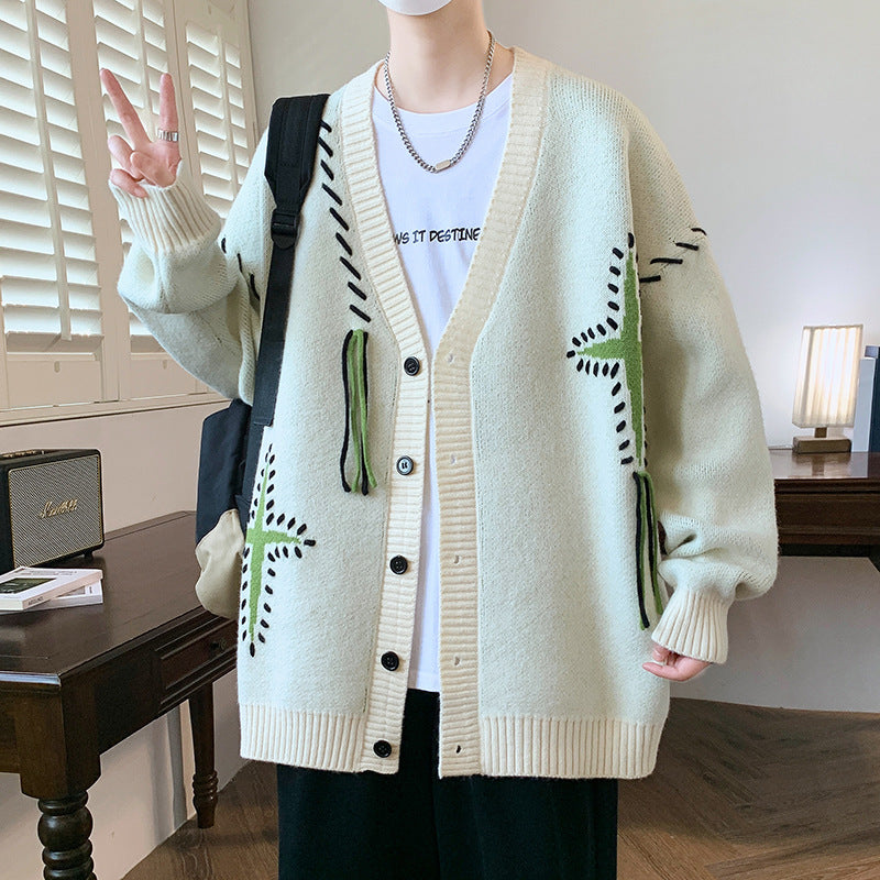 Casual Men's Long-sleeved Knit Sweater